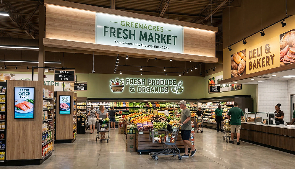 Supermarket signage and storefront signs—what to ask before choosing a sign company